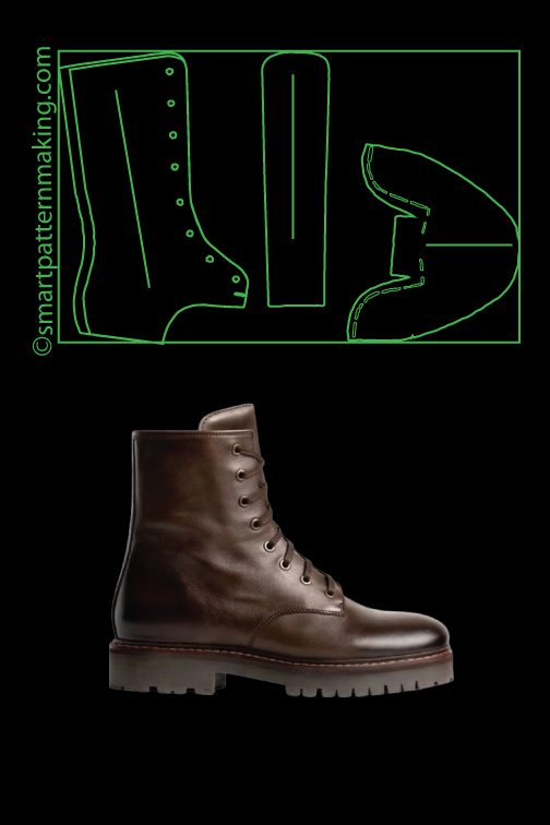 Boots Pattern Digitizing Services - smart pattern making