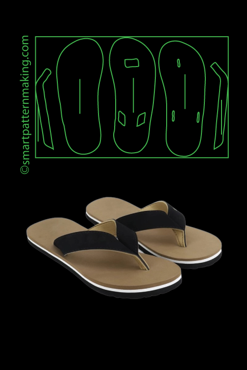 Sandals Pattern Digitizing Services - smart pattern making