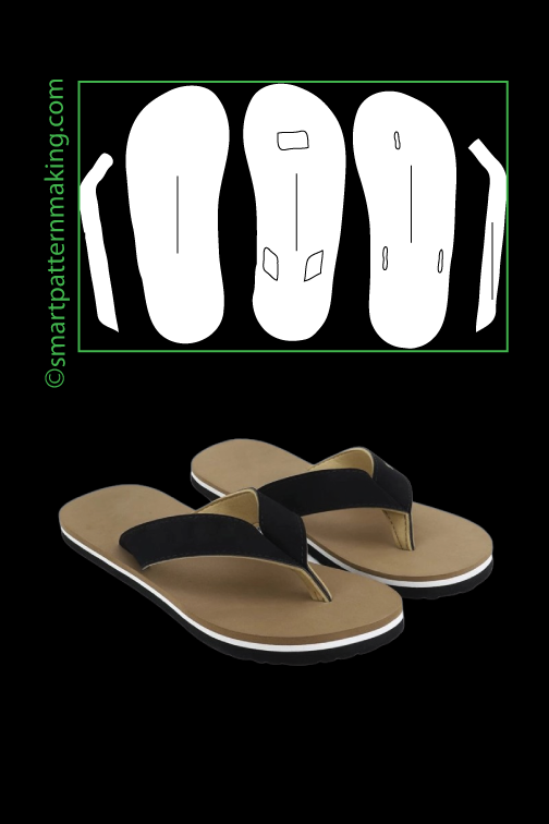 Sandals Pattern Digitizing Services - smart pattern making